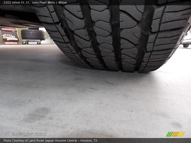 Ivory Pearl White / Willow 2003 Infiniti FX 35