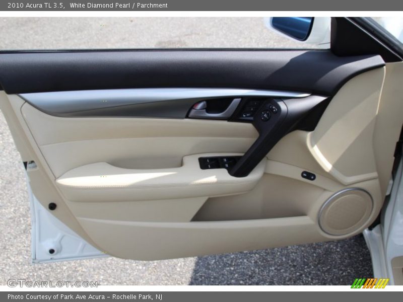White Diamond Pearl / Parchment 2010 Acura TL 3.5