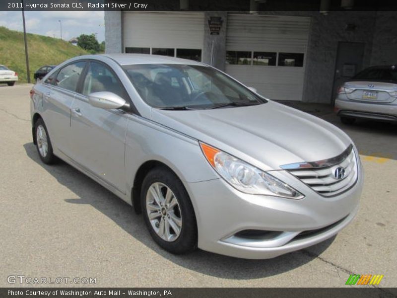 Radiant Silver / Gray 2011 Hyundai Sonata GLS