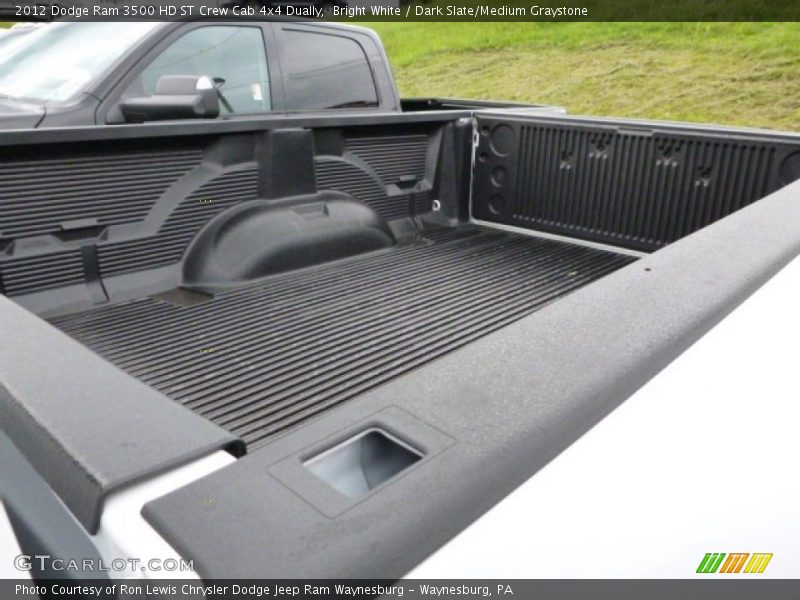 Bright White / Dark Slate/Medium Graystone 2012 Dodge Ram 3500 HD ST Crew Cab 4x4 Dually