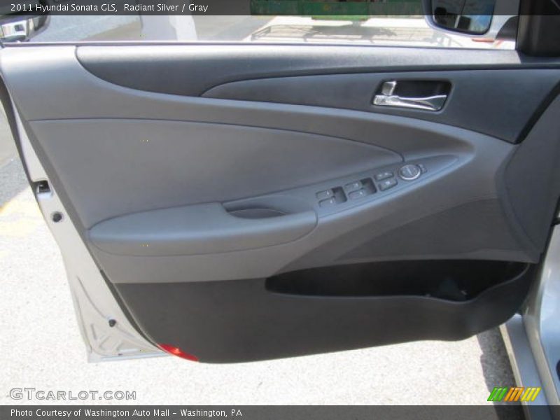 Radiant Silver / Gray 2011 Hyundai Sonata GLS