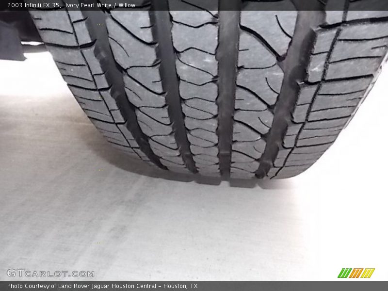 Ivory Pearl White / Willow 2003 Infiniti FX 35