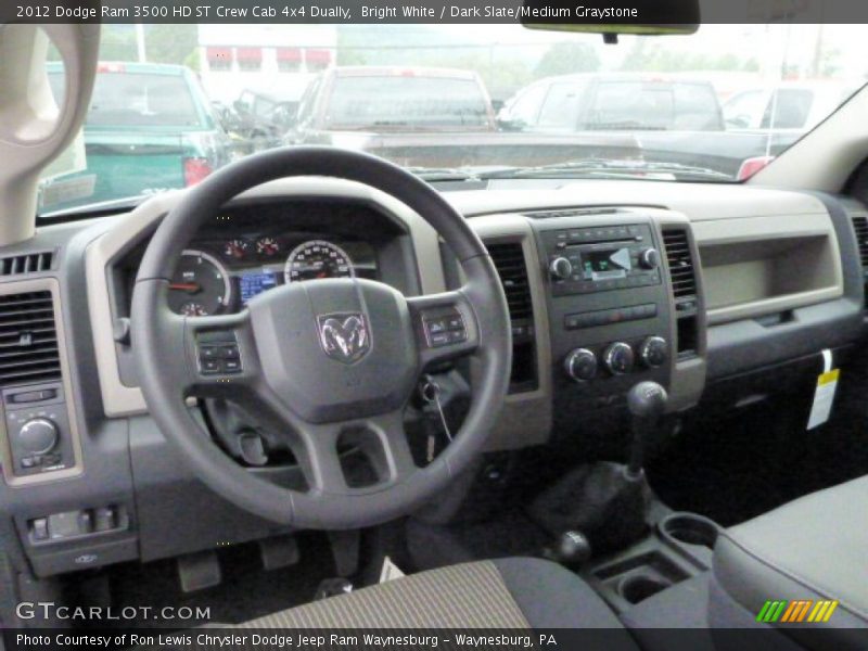 Dashboard of 2012 Ram 3500 HD ST Crew Cab 4x4 Dually