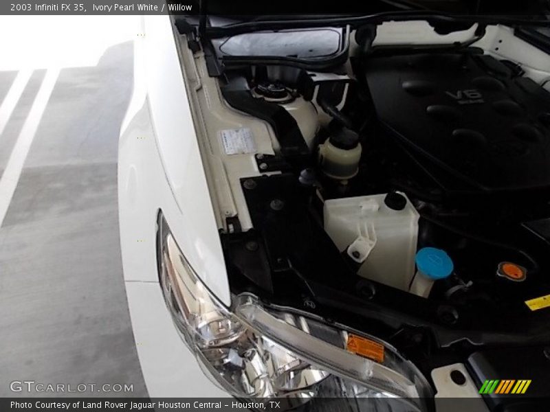 Ivory Pearl White / Willow 2003 Infiniti FX 35