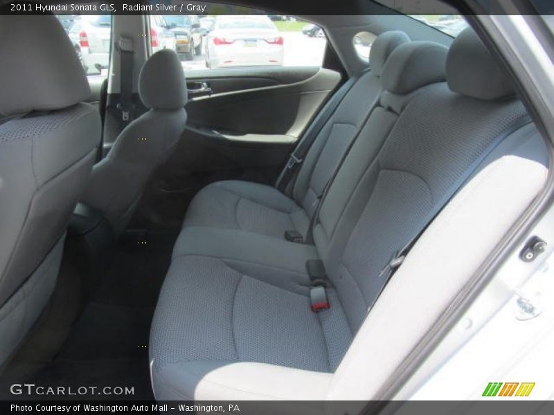 Radiant Silver / Gray 2011 Hyundai Sonata GLS