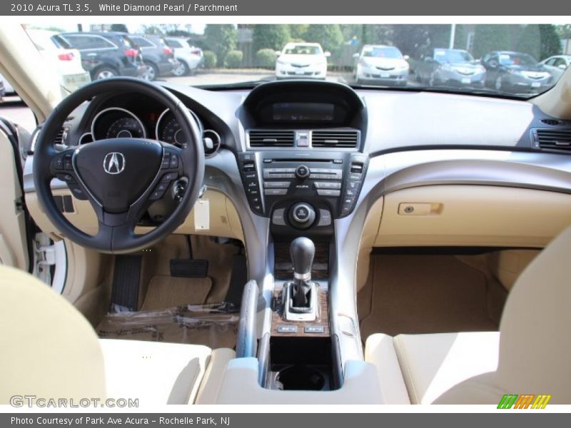 White Diamond Pearl / Parchment 2010 Acura TL 3.5