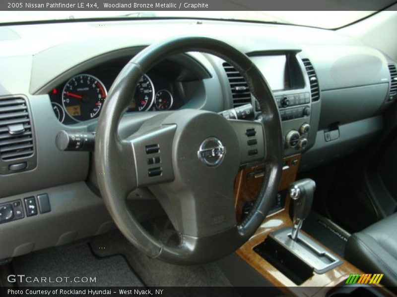 Woodland Bronze Metallic / Graphite 2005 Nissan Pathfinder LE 4x4