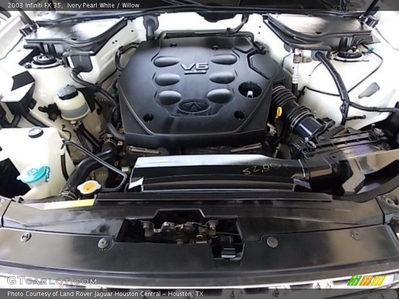 Ivory Pearl White / Willow 2003 Infiniti FX 35