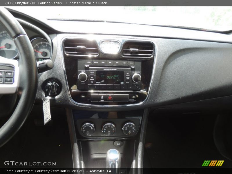 Tungsten Metallic / Black 2012 Chrysler 200 Touring Sedan