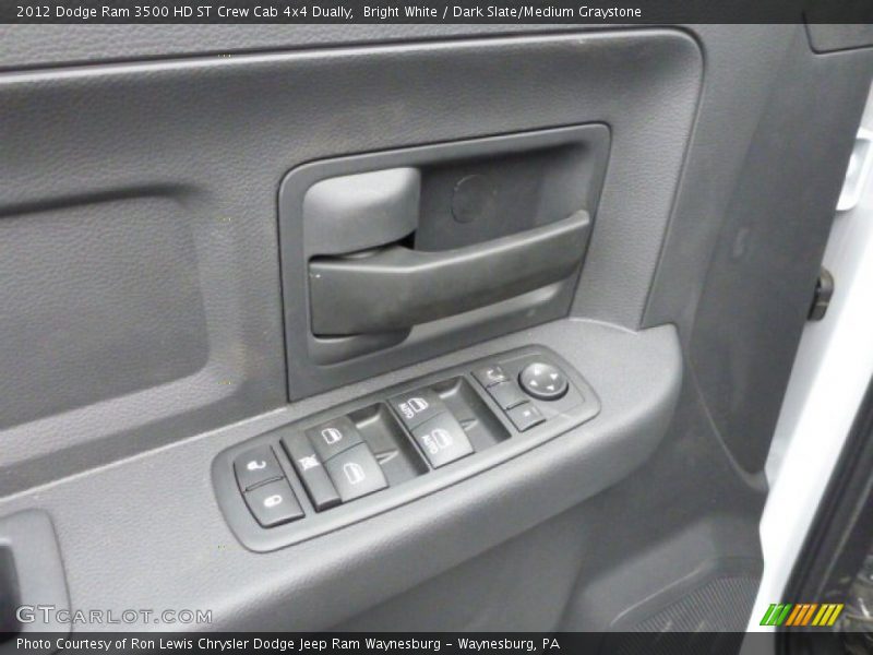 Bright White / Dark Slate/Medium Graystone 2012 Dodge Ram 3500 HD ST Crew Cab 4x4 Dually