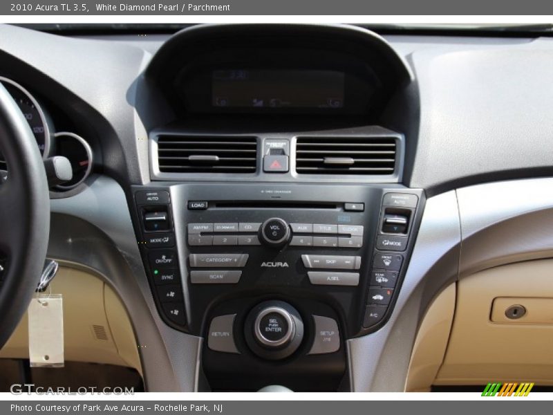 White Diamond Pearl / Parchment 2010 Acura TL 3.5