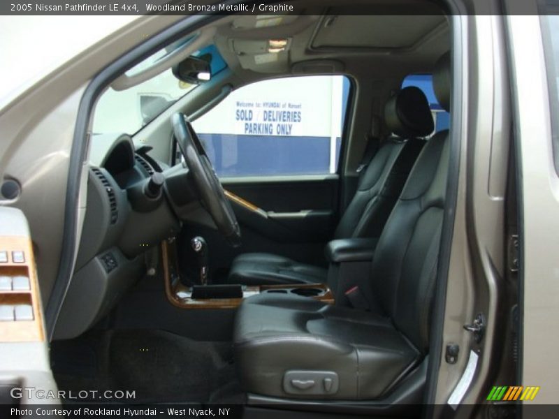 Woodland Bronze Metallic / Graphite 2005 Nissan Pathfinder LE 4x4