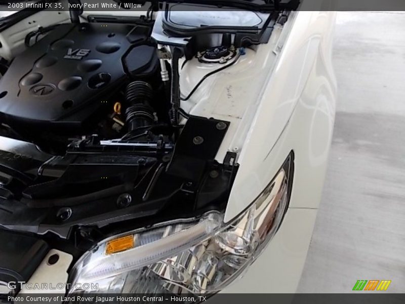 Ivory Pearl White / Willow 2003 Infiniti FX 35