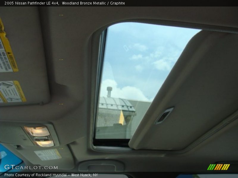 Woodland Bronze Metallic / Graphite 2005 Nissan Pathfinder LE 4x4