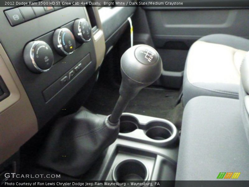 Bright White / Dark Slate/Medium Graystone 2012 Dodge Ram 3500 HD ST Crew Cab 4x4 Dually
