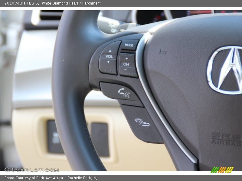 White Diamond Pearl / Parchment 2010 Acura TL 3.5