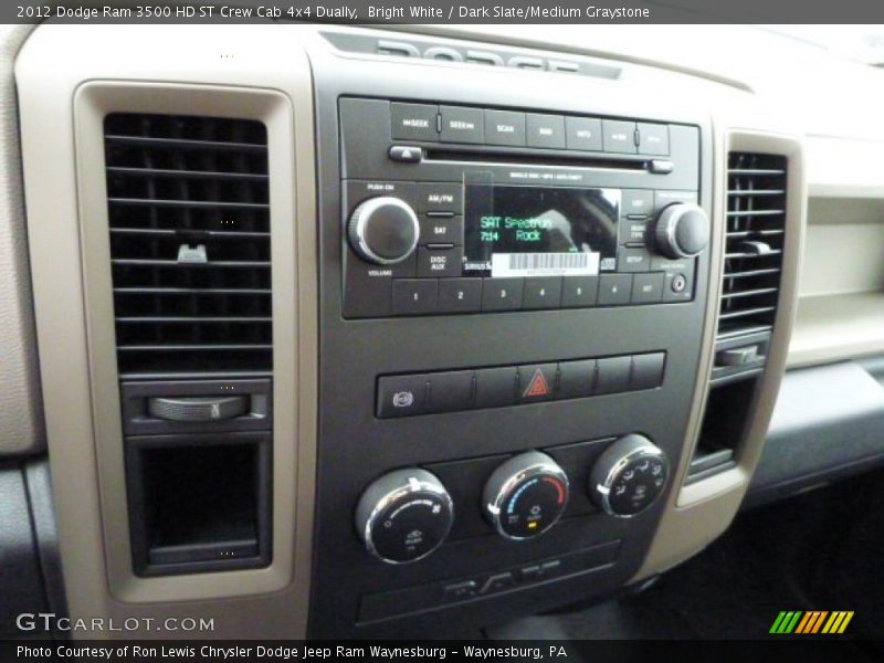 Controls of 2012 Ram 3500 HD ST Crew Cab 4x4 Dually
