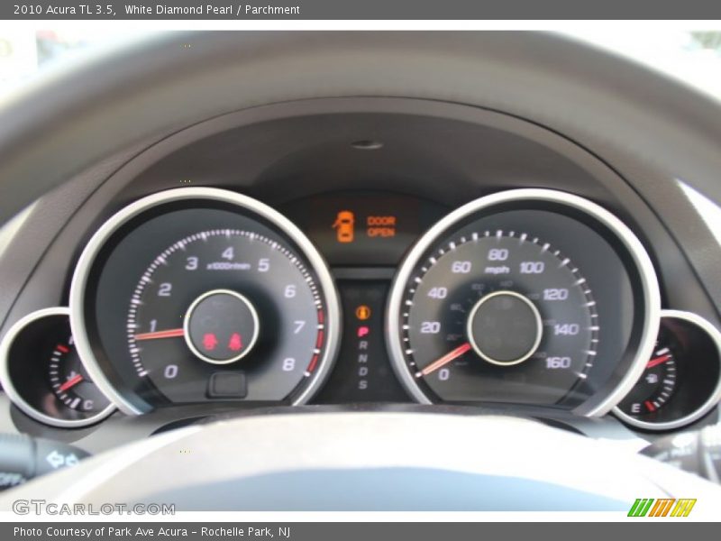 White Diamond Pearl / Parchment 2010 Acura TL 3.5