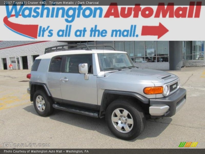 Titanium Metallic / Dark Charcoal 2007 Toyota FJ Cruiser 4WD