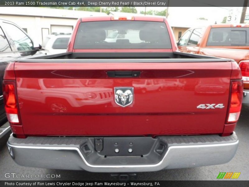 Deep Cherry Red Pearl / Black/Diesel Gray 2013 Ram 1500 Tradesman Crew Cab 4x4