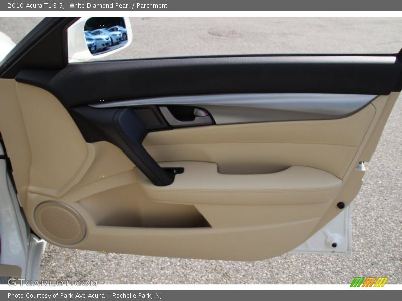 White Diamond Pearl / Parchment 2010 Acura TL 3.5