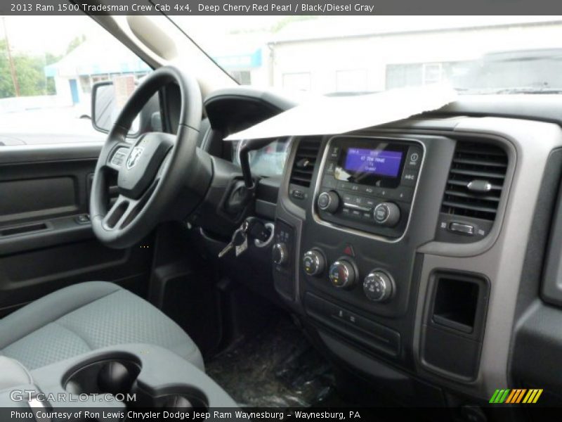 Deep Cherry Red Pearl / Black/Diesel Gray 2013 Ram 1500 Tradesman Crew Cab 4x4