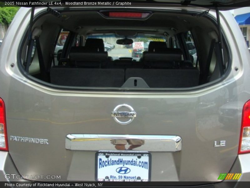 Woodland Bronze Metallic / Graphite 2005 Nissan Pathfinder LE 4x4