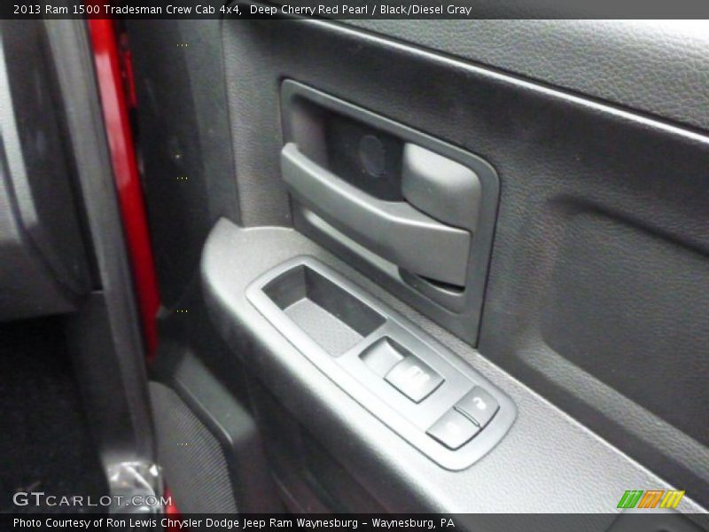 Deep Cherry Red Pearl / Black/Diesel Gray 2013 Ram 1500 Tradesman Crew Cab 4x4