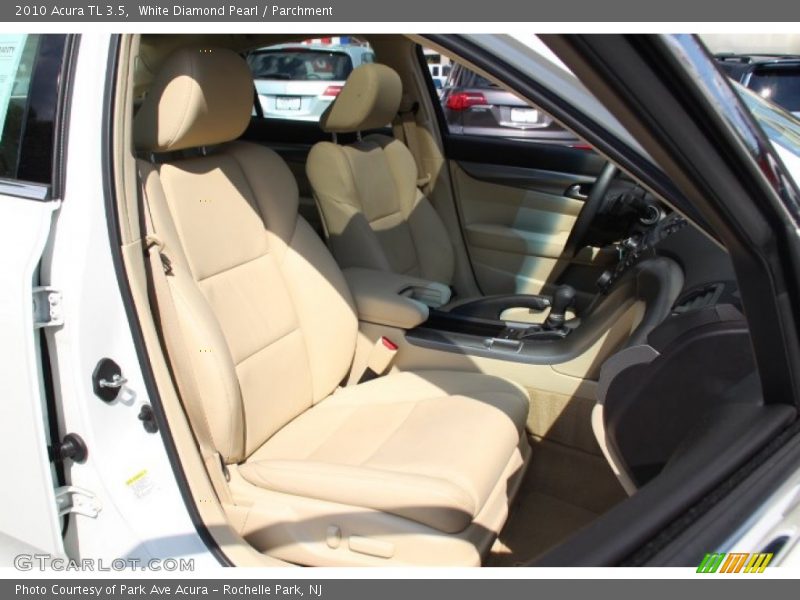 White Diamond Pearl / Parchment 2010 Acura TL 3.5