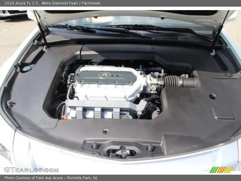 White Diamond Pearl / Parchment 2010 Acura TL 3.5