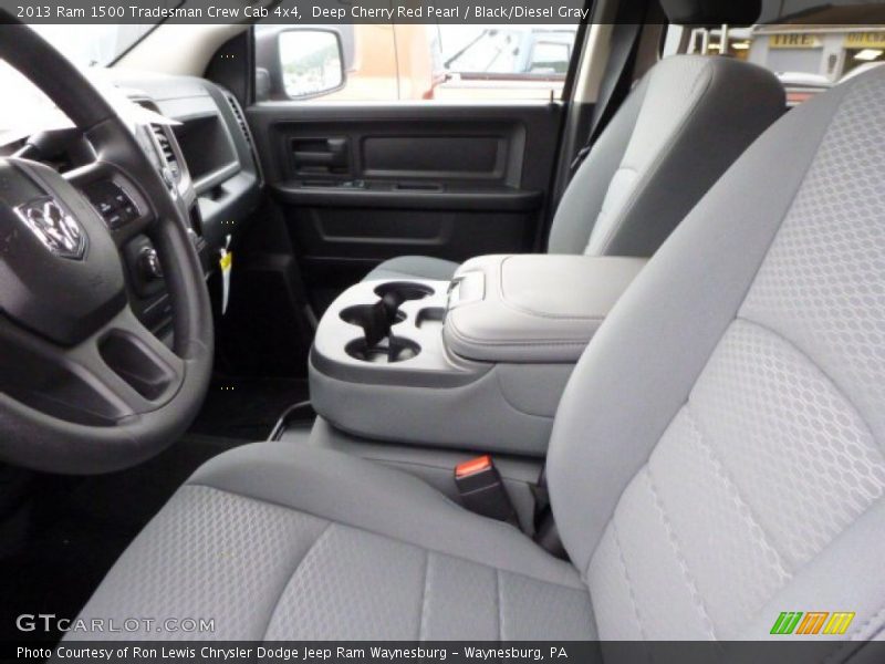 Deep Cherry Red Pearl / Black/Diesel Gray 2013 Ram 1500 Tradesman Crew Cab 4x4