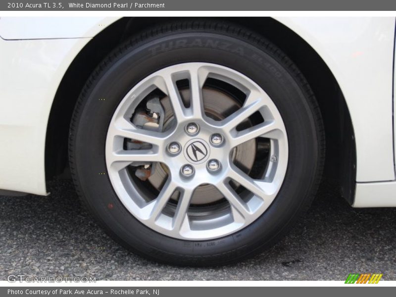 White Diamond Pearl / Parchment 2010 Acura TL 3.5