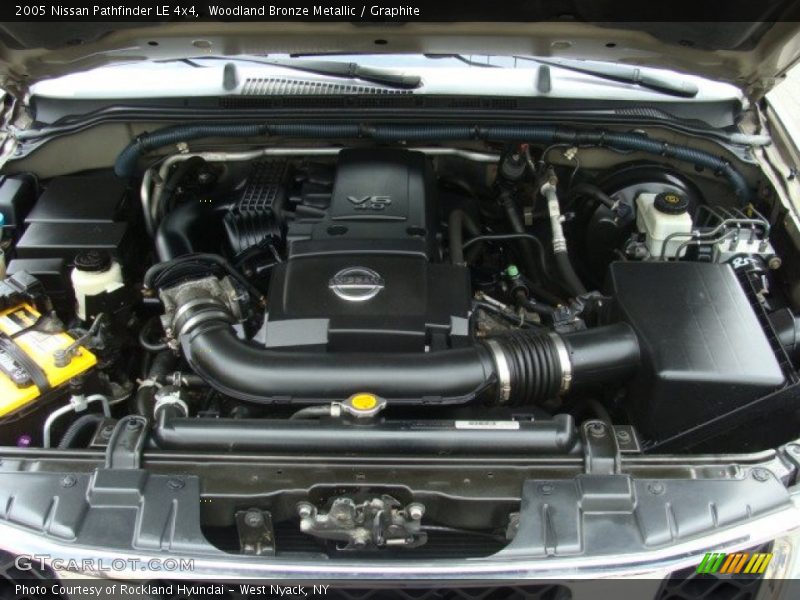 Woodland Bronze Metallic / Graphite 2005 Nissan Pathfinder LE 4x4