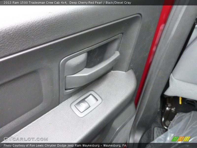Deep Cherry Red Pearl / Black/Diesel Gray 2013 Ram 1500 Tradesman Crew Cab 4x4
