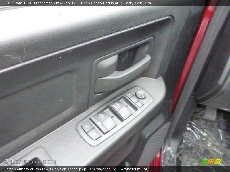 Deep Cherry Red Pearl / Black/Diesel Gray 2013 Ram 1500 Tradesman Crew Cab 4x4
