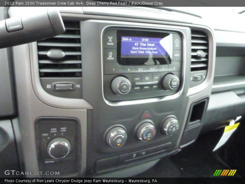 Deep Cherry Red Pearl / Black/Diesel Gray 2013 Ram 1500 Tradesman Crew Cab 4x4