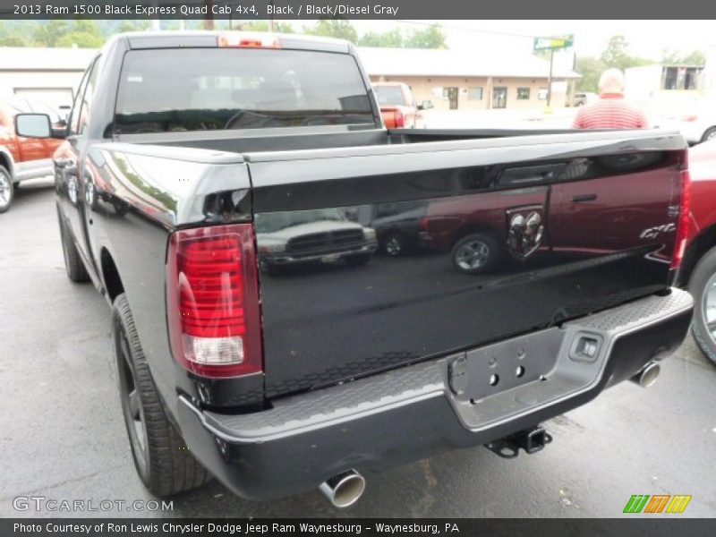 Black / Black/Diesel Gray 2013 Ram 1500 Black Express Quad Cab 4x4