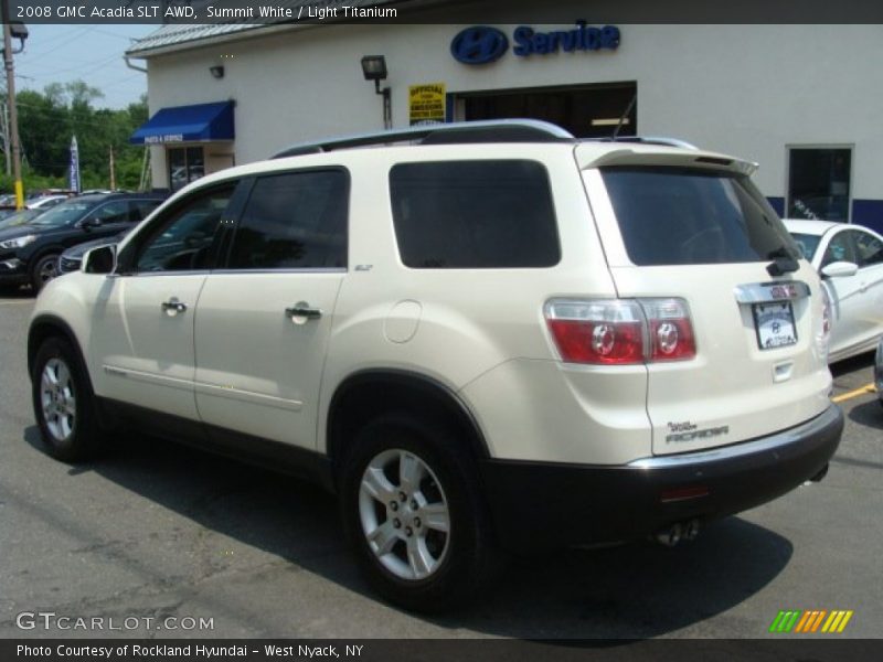 Summit White / Light Titanium 2008 GMC Acadia SLT AWD