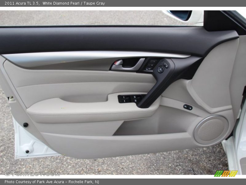 White Diamond Pearl / Taupe Gray 2011 Acura TL 3.5