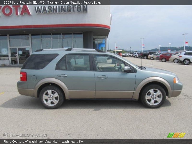 Titanium Green Metallic / Pebble Beige 2007 Ford Freestyle SEL AWD