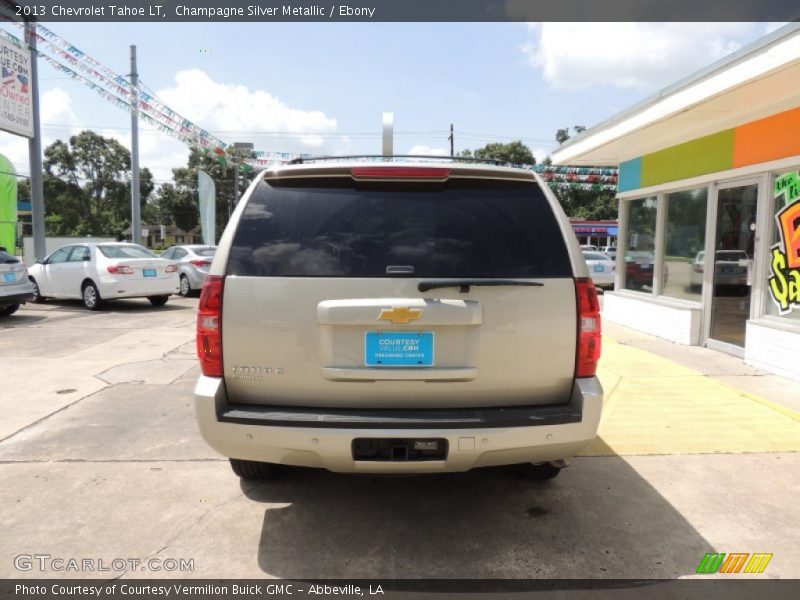 Champagne Silver Metallic / Ebony 2013 Chevrolet Tahoe LT