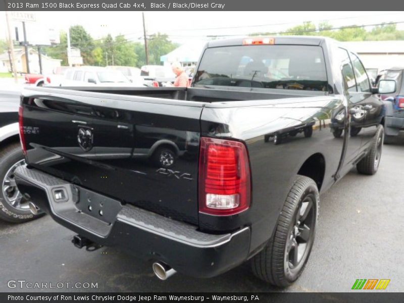 Black / Black/Diesel Gray 2013 Ram 1500 Black Express Quad Cab 4x4