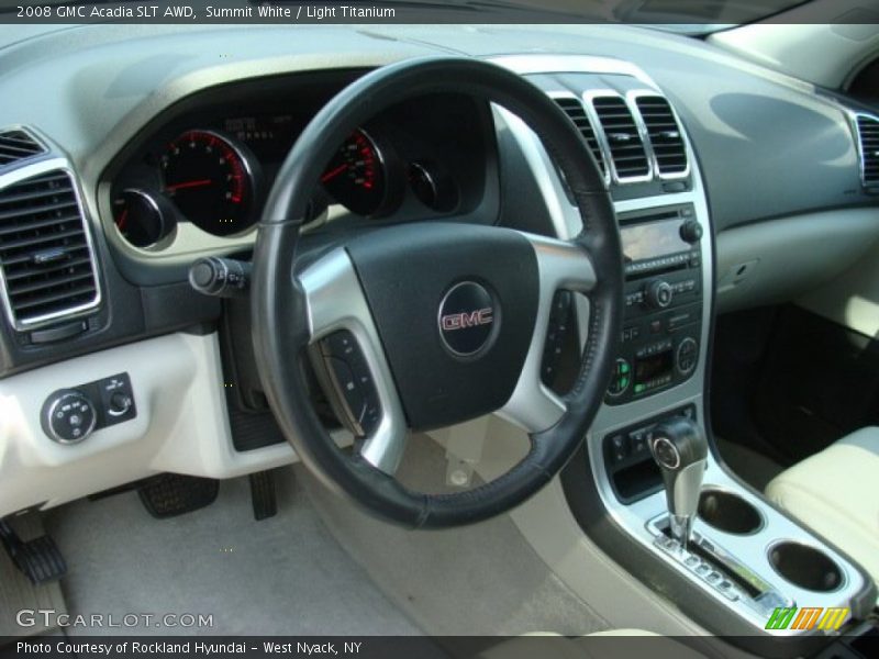 Summit White / Light Titanium 2008 GMC Acadia SLT AWD