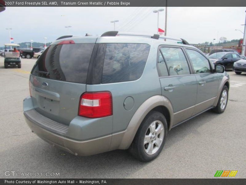 Titanium Green Metallic / Pebble Beige 2007 Ford Freestyle SEL AWD