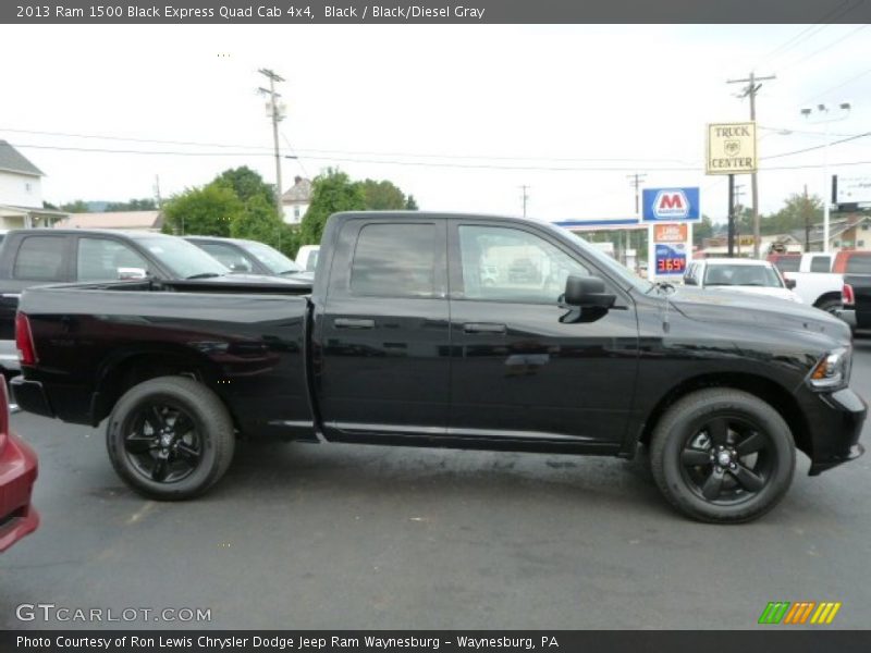 Black / Black/Diesel Gray 2013 Ram 1500 Black Express Quad Cab 4x4
