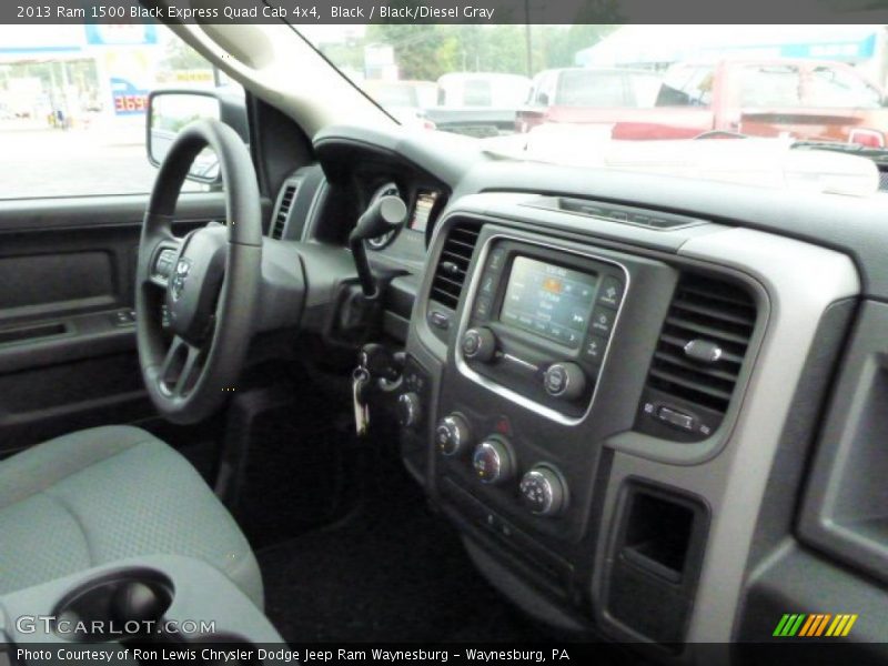 Black / Black/Diesel Gray 2013 Ram 1500 Black Express Quad Cab 4x4