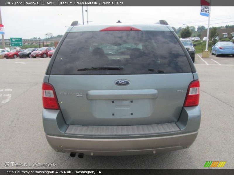 Titanium Green Metallic / Pebble Beige 2007 Ford Freestyle SEL AWD