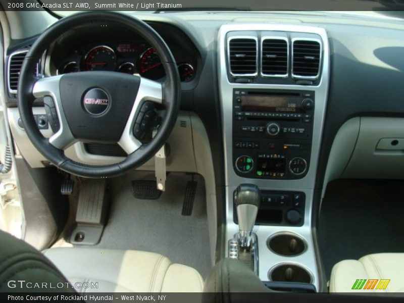 Summit White / Light Titanium 2008 GMC Acadia SLT AWD