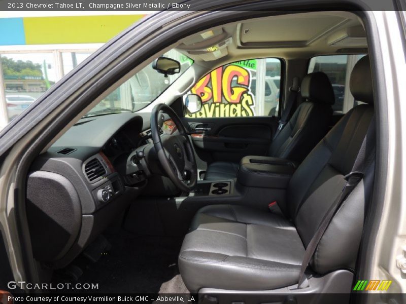 Champagne Silver Metallic / Ebony 2013 Chevrolet Tahoe LT