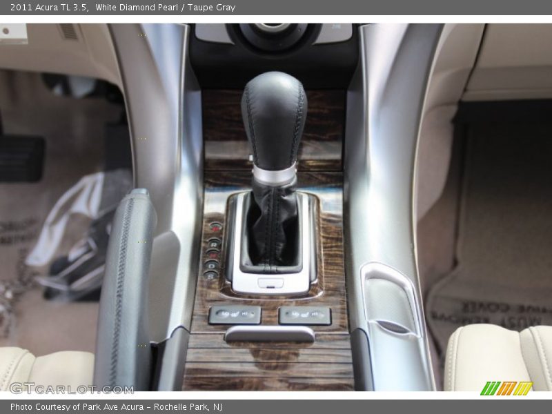 White Diamond Pearl / Taupe Gray 2011 Acura TL 3.5